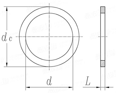 JB/T 982-1977标准 组合密封垫圈规格尺寸表